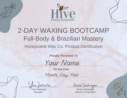 2 Day Waxing Bootcamp | Boston MA