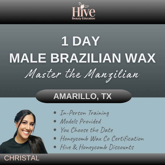 Male Brazilian Wax Mastery 1:1 | Amarillo TX