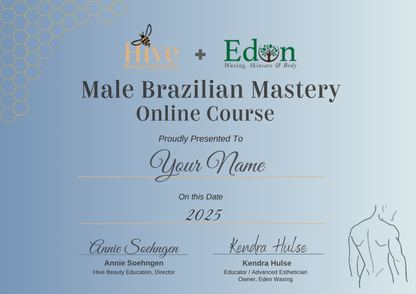 Male Brazilian Waxing | Online Course